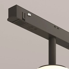Spot LED, accesoriu pentru sina magnetica Exility, Luna negru 4000K