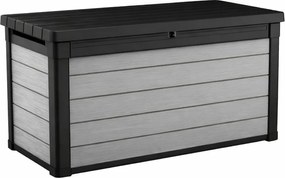 Denali duotech ladă de plastic pentru grădină 380 L gri-maroniu