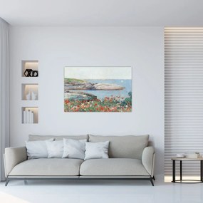 Tablou - Childe Hassam, Poppies,  Isles of Shoals, reproducere (90x60 cm)