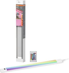 Osram - Lampă LED RGBW dimabilă pentru montaj sub dulap, cu senzor, LINEAR EDGE LED/8W/230V, alb + telecomandă