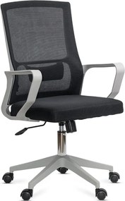 Scaun de birou reglabil pe inaltime cu suport lombar OFF 631 negru