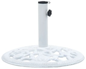 Suport de umbrela, alb, 12 kg, fonta, 48 cm