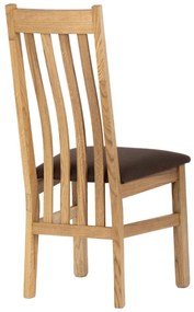 Scaun sufragerie Cardenal (stejar + maro). 1120379
