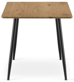 Masa de sufragerie cu blat in decor stejar WERONA 120x80