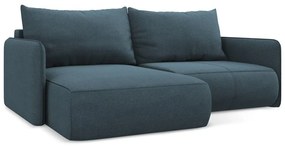 Colțar albastru extensibil/cu spațiu de depozitare (cu colț pe partea stângă) Nanea – Makamii