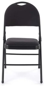 Scaun pliabil Dover, negru