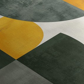 Tablou - Abstracție în culoare de măslin (120x50 cm)