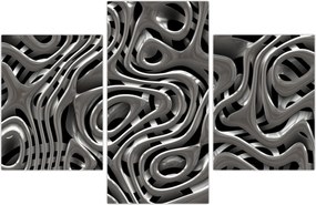 Tablou - Abstractizare metalică (90x60 cm)