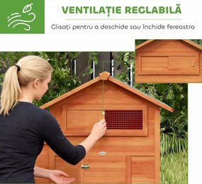 PawHut găini ouătoare coteț adăpost | Aosom Romania