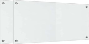 vidaXL Panou de bucătărie 2 pcs Transparent 90 x 40 cm