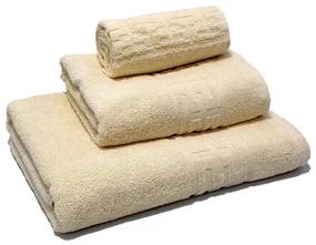 Set 3 prosoape de baie 70x130 cm, 50x90 cm, 30x50 cm, bumbac