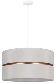 Lustră pe cablu Duolla DUO 1xE27/15W/230V d. 40 cm crem/auriu