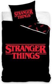 Stranger Things Titel husă de pat 140×200cm, 70×90 cm