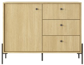 Comodă Scandia D3S (Stejar scandi + jedlička scandi). 1071388