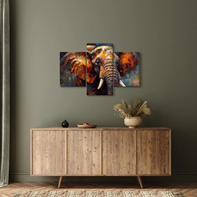 Tablou - Pictura unui elefant (90x60 cm)