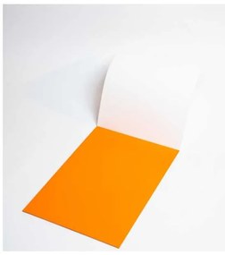 Folie electrostatică pentru scris Symbioflipcharts 50 x 70 cm - 25 foi, portocaliu
