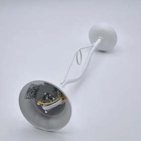 Lustră pe tijă RETRO II 1xE27/60W/230V alb