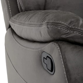 Fotoliu reclinabil 4092 GREY3, vintage, gri