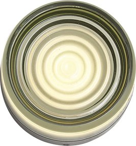 Lampă de perete de design neagră cu sticlă verde deschis IP44 - Michele