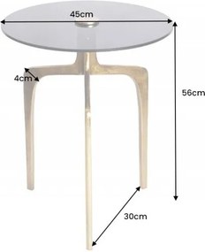 Masuta auxiliara design unicat Abstract 55cm