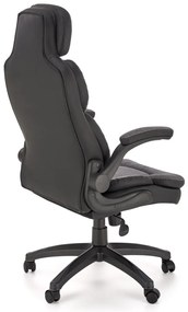Scaun de birou Valerio negru/gri H128 cm