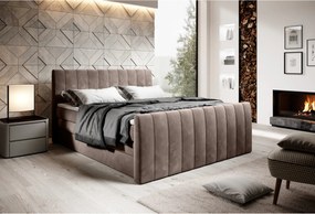 Pat boxspring CARINA 180x200, personalizabil materiale Gama Premium, c