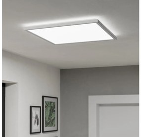 Plafonieră LED dimabilă de exterior Eglo 901462 ROVITO-R 17W/230V 50x50 cm IP44 alb + telecomandă