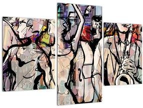 Tablou - Seara de jazz (90x60 cm)