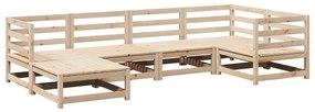 3299519 vidaXL Set canapea de grădină, 6 piese, lemn masiv de pin
