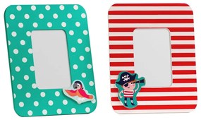 Rame foto 2 buc. din lemn 18x23 cm Pirate – Premier Housewares