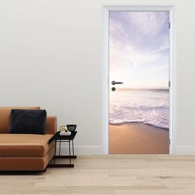 Fototapet pentru ușă - Plaja cu nisip (95x205cm)