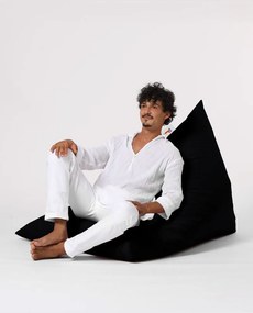 Fotoliu puf pentru grădină Pyramid Big Bed Pouf - Black