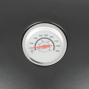 Gratar portabil pe gaz Livoo DOC275, 3.5kW, Aprindere automata, Negru