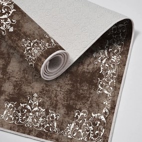 Covorașe de baie maro 2 buc. 60x100 cm – Foutastic