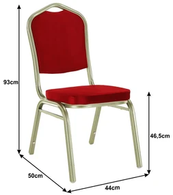 Scaun de sufragerie Zoni (bordo + sampanie). 794707