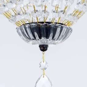 Lustră de cristal pe lanț Orion HL 6-1498/1 ARILA 1xE27/60W/230V maro/patină