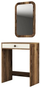 Masă de toaletă Logan (Crem + Nuc). 1088442