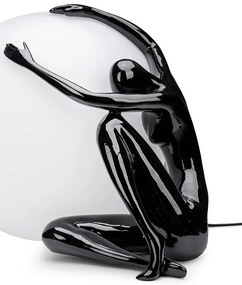 Lampa de podea decorativa cu design original Woman 50 negru