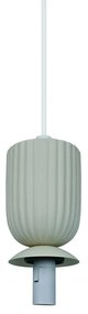 Pendul cu Forma Organic din Ceramica si Sticla, Sadie bej