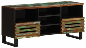 vidaXL Dulap TV, 100x34x46 cm, lemn masiv de acacia