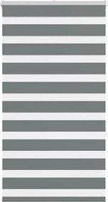 vidaXL Jaluzea tip zebra gri închis lățime țesătură 80,9 cm poliester