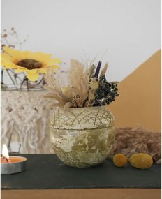 Ghiveci decorativ cu flori artificiale, homs seria A620,17x5.5x9 cm,30363