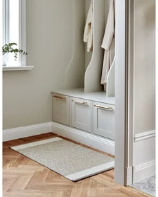 Covor pentru exterior și interior bej 85x160 cm Edit Mud Vanilla – Pappelina