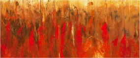 Tablou cu abstracție pictată (120x50 cm)