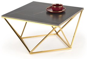 Masă de cafea Feliciana (marmură negru + auriu). 1092441