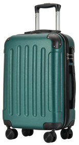 BONTOUR VERTICAL 4 roți cabină valiză 55x40x20cm verde