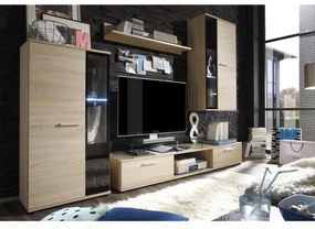 Mobilier living Fletcher (stejar sonoma) (iluminat LED). 1058387