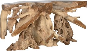 Consolă unicat din rădăcină de tec, „Naturalia"
