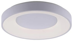 Plafoniera moderna alba cu LED inclus, cu dimmer cu 3 trepte - Steffie