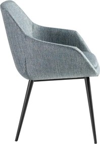 Scaun modern design italian tesatura Gri Albastrui